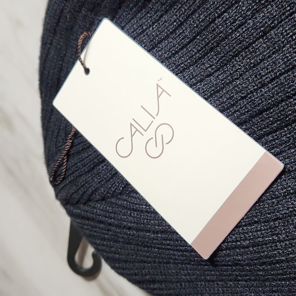 Calia ribbed beanie pure black NWT - Picture 4 of 7